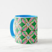 Farbenfrohe Combo-Tasse für digitales Design - per Tasse (Vorderseite Links)