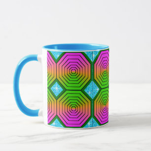 Farbenfrohe Combo-Tasse für digitales Design - per Tasse