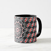 Farbenfrohe Combo-Tasse für digitales Design - per Tasse (VorderseiteRechts)