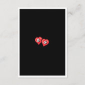 Farbenfrohe Comic Buch Pop Hochzeit Begleitkarte (Rückseite)