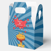 Farbenfrohe Comic Buch Pop Hochzeit Geschenkschachtel (Geöffnet)