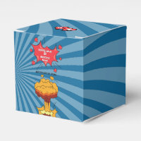 Farbenfrohe Comic Buch Pop Hochzeit
