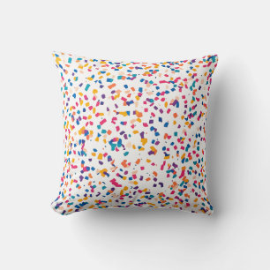 Farbenfrohe Confetti Kids Throw Kissen