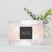 Farbenfrohe Confetti Regenmuster Moderne Geschenkk (Stehend Vorderseite)