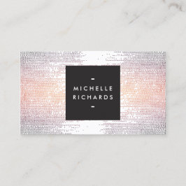 Farbenfrohe Confetti Regenmuster Moderne Visitenkarte