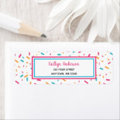 Farbenfrohe Confetti Sprinkles | Rücksendeadresse (Insitu)