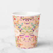 Farbenfrohe Confetti Toss Besondere Anlass Custom  Pappbecher (Links)