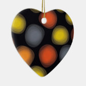 Farbenfrohe, coole, moderne, trendige Abstraktion  Keramik Ornament (Rechts)