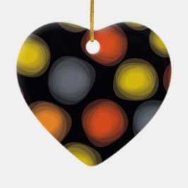 Farbenfrohe, coole, moderne, trendige Abstraktion Keramik Ornament