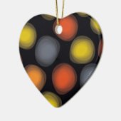 Farbenfrohe, coole, moderne, trendige Abstraktion  Keramik Ornament (Links)