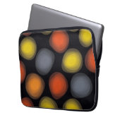 Farbenfrohe, coole, moderne, trendige Abstraktion Laptopschutzhülle (Vorderseite Links)