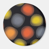 Farbenfrohe, coole, moderne, trendige Abstraktion Magnet (Vorne)