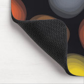 Farbenfrohe, coole, moderne, trendige Abstraktion  Mousepad (Ecke)