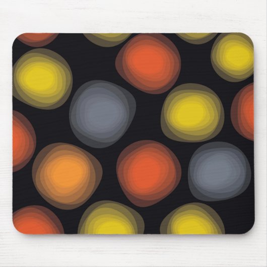 Farbenfrohe, coole, moderne, trendige Abstraktion  Mousepad (Vorne)