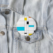 Farbenfrohe, coole, trendige, moderne Illustration Button (Beispiel)
