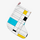 Farbenfrohe, coole, trendige, moderne Illustration Großer Weihnachtsstrumpf (Vorderansicht (hängend))