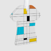 Farbenfrohe, coole, trendige, moderne Illustration Ornament (Vorderseite)