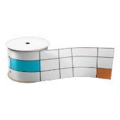 Farbenfrohe, coole, trendige, moderne Illustration Satinband (Spule)