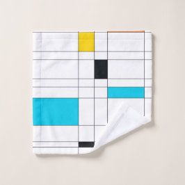 Farbenfrohe, coole, trendige, moderne Illustration Waschlappen