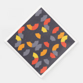Farbenfrohe, coole, trendige, moderne, urbane Rund Serviette (Ecke)