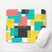 Farbenfrohe, coole, trendige, urbane geometrische mousepad (Mit Mouse)