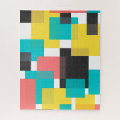 Farbenfrohe, coole, trendige, urbane geometrische puzzle (Vertikal)