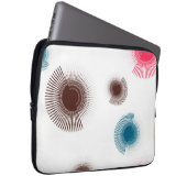 Farbenfrohe, coole, urbane Pinselstriche im Trend Laptopschutzhülle (Vorne Rechts)