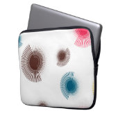 Farbenfrohe, coole, urbane Pinselstriche im Trend Laptopschutzhülle (Vorderseite Links)