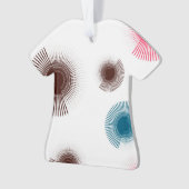 Farbenfrohe, coole, urbane Pinselstriche im Trend Ornament (Vorderseite)