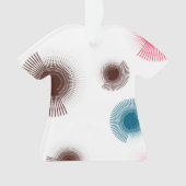 Farbenfrohe, coole, urbane Pinselstriche im Trend Ornament (Vorderseite)