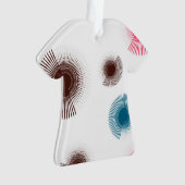 Farbenfrohe, coole, urbane Pinselstriche im Trend Ornament (Vorderseite)