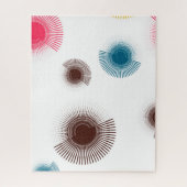 Farbenfrohe, coole, urbane Pinselstriche im Trend Puzzle (Vertikal)