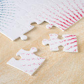 Farbenfrohe, coole, urbane Pinselstriche im Trend Puzzle (Seite)