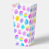 Farbenfrohe Cotton Candy Watercolor Muster Geschenkschachtel (Rückseite)