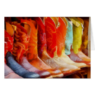 Farbenfrohe Cowboystiefel