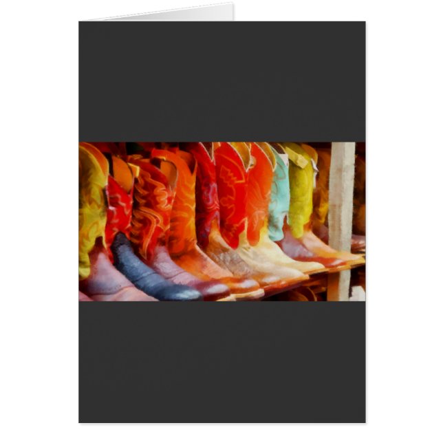 Farbenfrohe Cowboystiefel (Vorne)