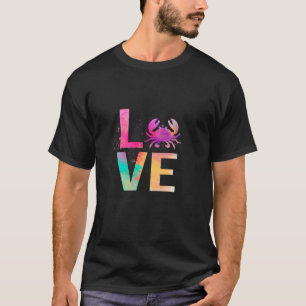 Farbenfrohe Crab Mama Geschenke Krabbe T-Shirt