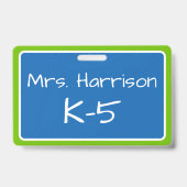 Farbenfrohe Crayons im Klassenzimmer Personalisier Ausweis (Back)