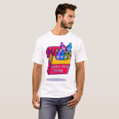 Farbenfrohe Crayons lassen Sie uns betrügen T-Shirt (Vorne ganz)