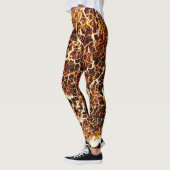 Farbenfrohe Crazy Einzigartige Textur Leggings (Links)
