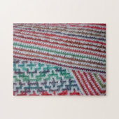 Farbenfrohe Crochet-Muster Puzzle (Horizontal)