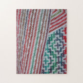 Farbenfrohe Crochet-Muster Puzzle (Vertikal)