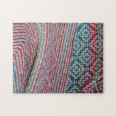 Farbenfrohe Crocheted Patterns Puzzle (Horizontal)