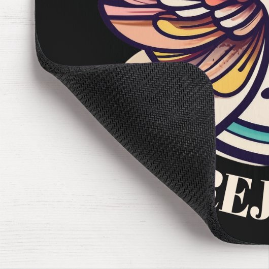 Farbenfrohe Cross Agnel Wings Freude Mousepad (Ecke)