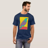 Farbenfrohe Crow T-Shirt (Vorne ganz)