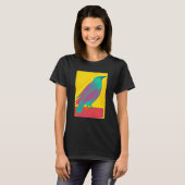 Farbenfrohe Crow T-Shirt (Vorne ganz)