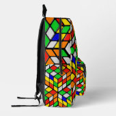 Farbenfrohe Cubes Memory Game Bedruckter Rucksack (Links)