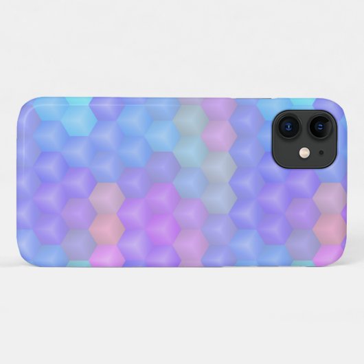 Farbenfrohe Cubes Phone Case (Rückseite (Horizontal))