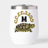 Farbenfrohe Cumberland Slide Turtle Monogram (Vorderseite)