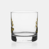 Farbenfrohe Cumberland Slide Turtle Monogram Whiskyglas (Links)